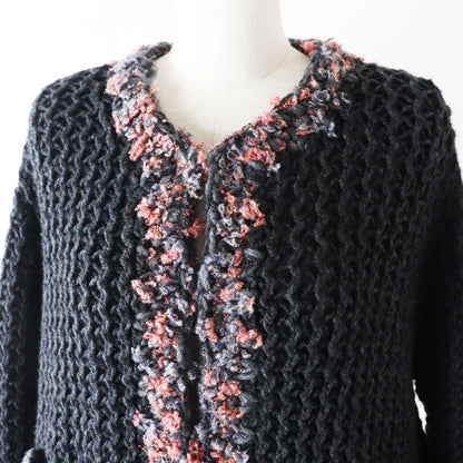 CHANEL knit Main: 100% cashmere, part: 43% wool, part: 25% cashmere, part: 13% lyocell, part: 10% polyamide Charcoal Gray x Multi Women