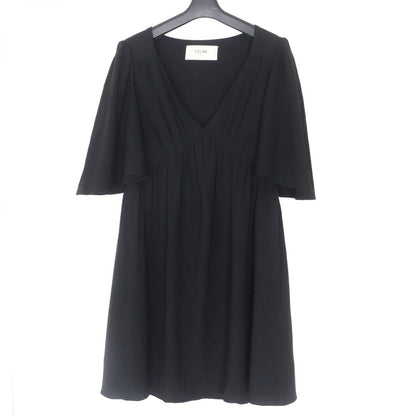 CELINE one piece Outer: 53% acetate, Outer: 47% rayon, Lining: 100% silk black Women 34