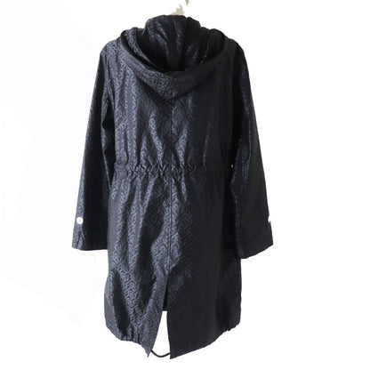 BURBERRY coat Polyamide (nylon) black TB monogram Women 36