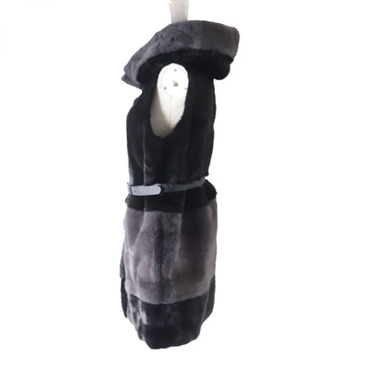 FENDI Vest Image reference Black x gray Women