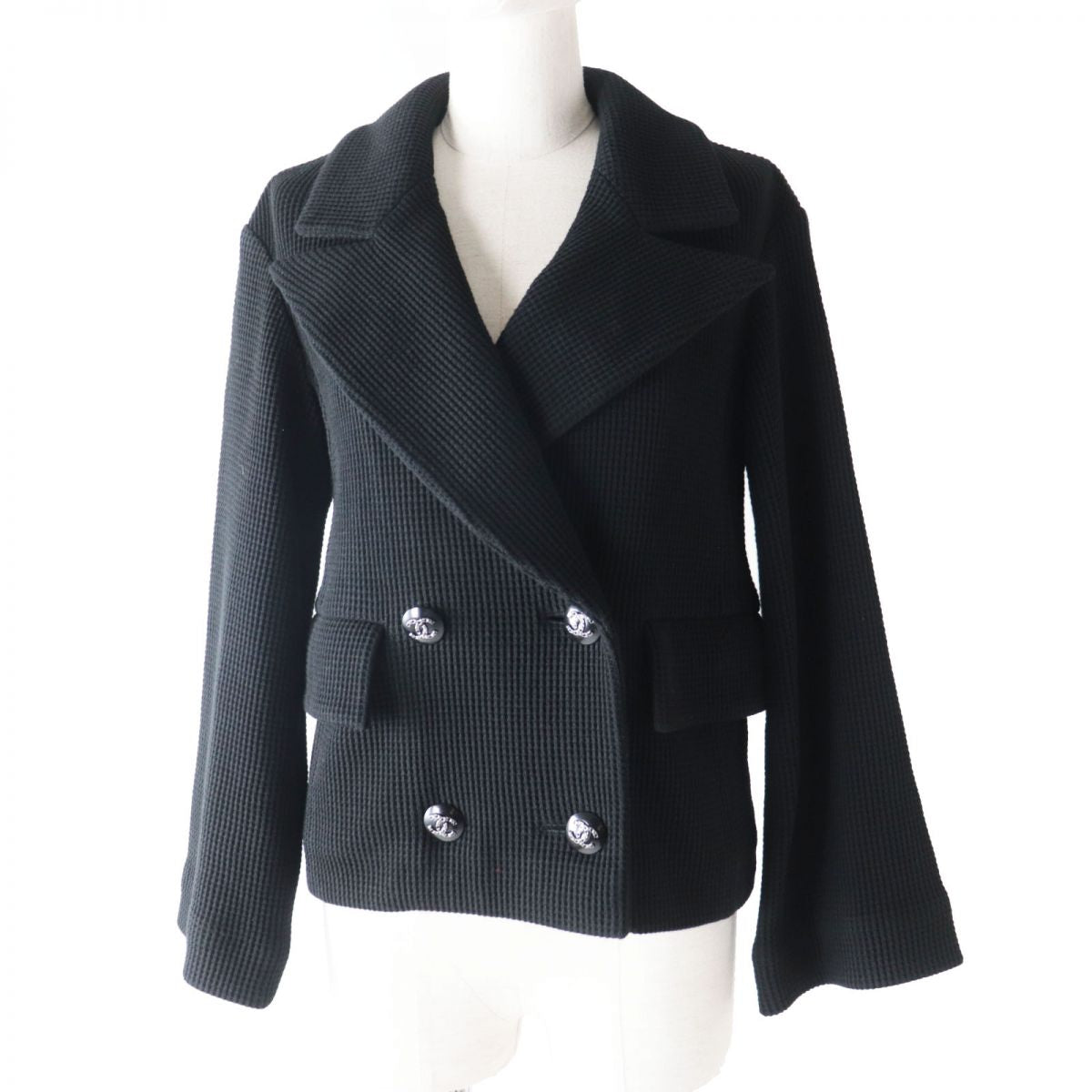CHANEL Jacket Main: 100% cotton black Women 34