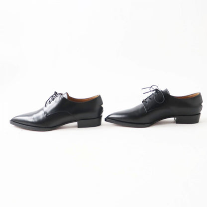 Christian Dior Leather shoes KDL022 Main: Matte calfskin black Derby shoes Women 36 D