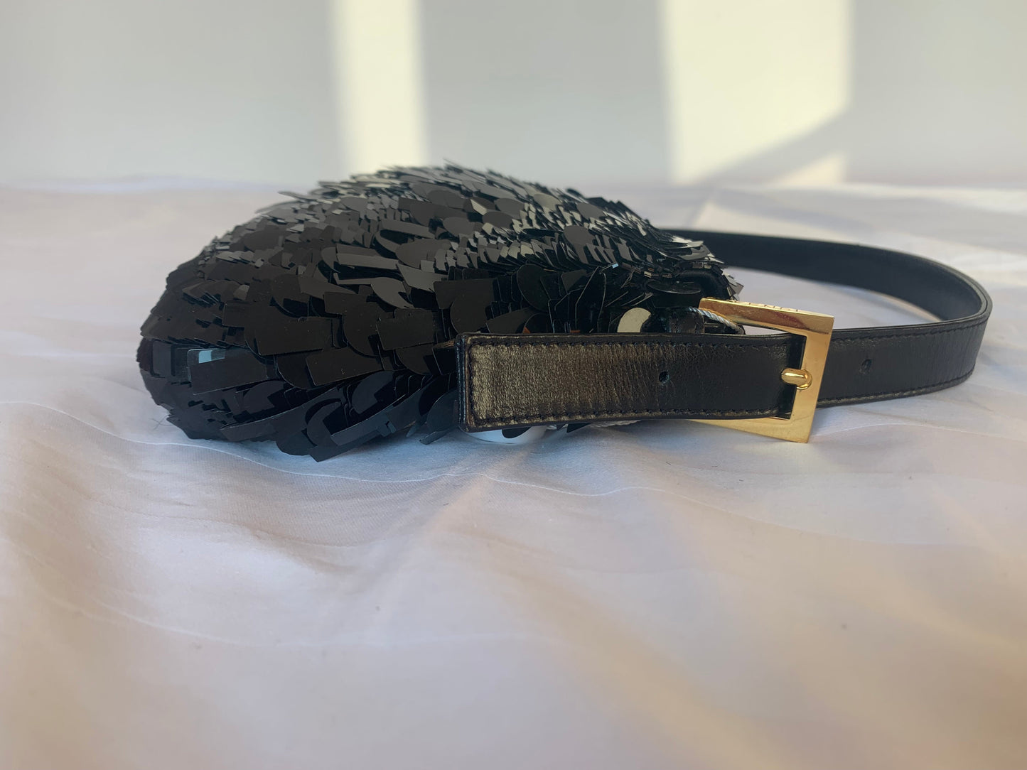 Fendi Baguette Glitter black sequins