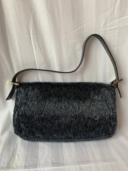 Fendi Baguette Black waterfall Glitter