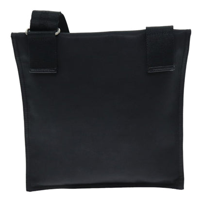 Luxury Burberry Nova Check Shoulder Bag Nylon Beige Black Auth mr272
