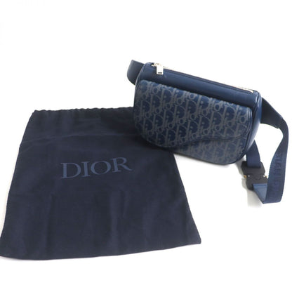 Dior HOMME Shoulder Bag Main: Leather blue mens