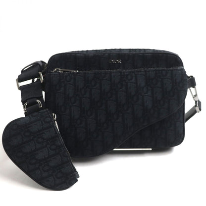 Dior HOMME Pouch canvas black mens
