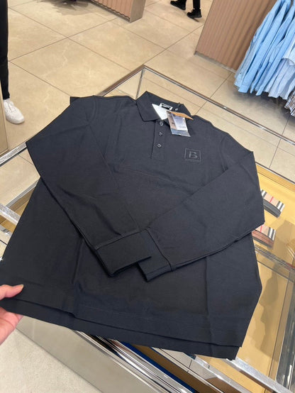 Luxury Burberry Gateforth Long Sleeve Shirt Black XL