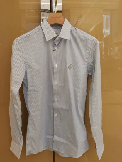 Luxury Burberry Sandham Pale Blue Shirt S