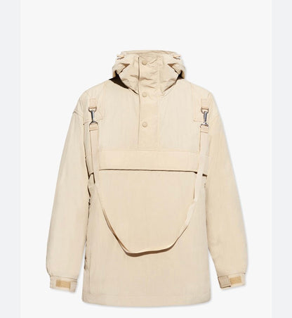 Luxury Burberry Baybridge Men's Outdoor Hooded Jacket Beige Jacket
