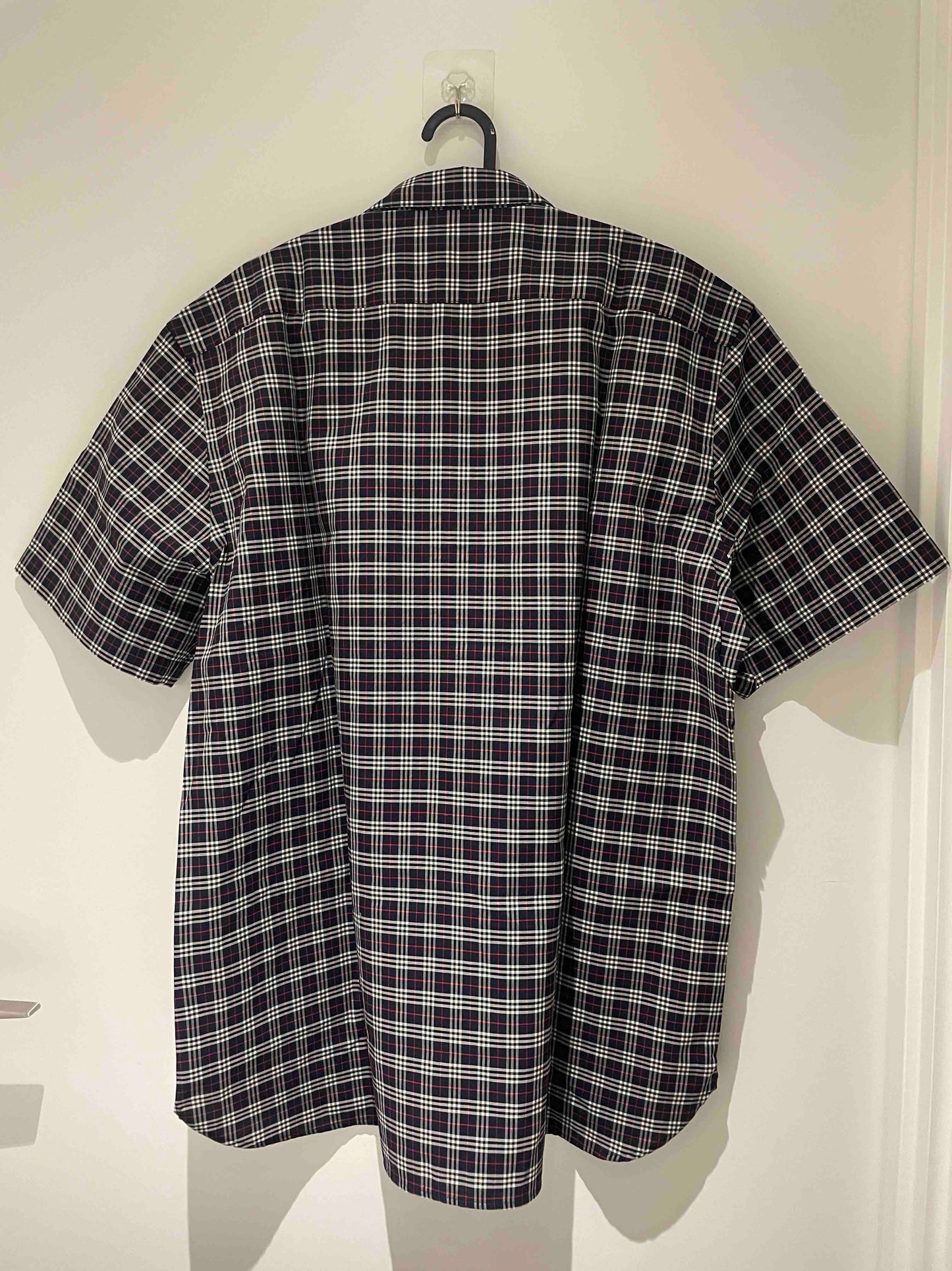 Luxury Burberry Edward Navy IP Check Cotton T-Shirt