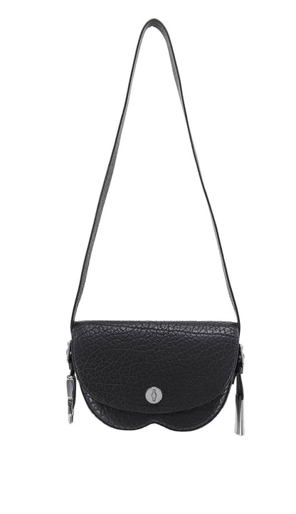 Luxury Burberry LL SM Chess Satchel Bag Black Leather Satchel