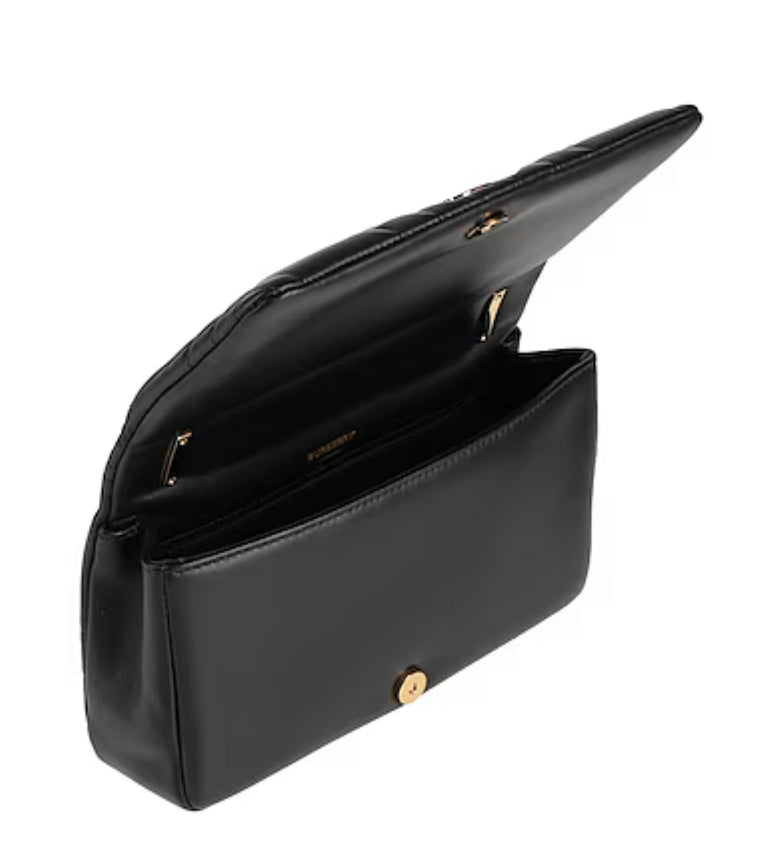 Luxury Burberry LK SM Lola Bag Black Leather Shoulder Bag