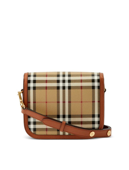 Luxury Burberry small Elizabeth check-pattern crossbody bag