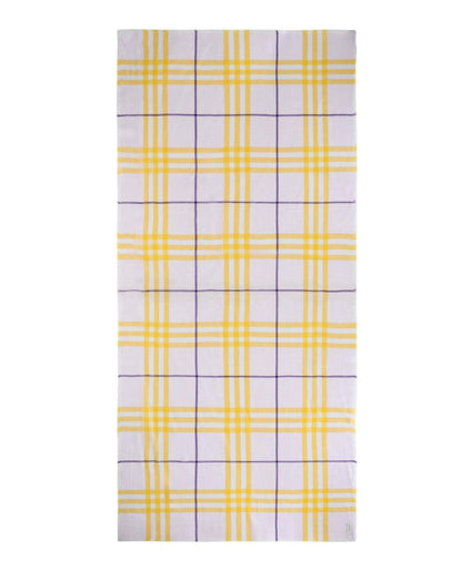 Luxury Burberry Checked Wool Scarf Womens 8079704