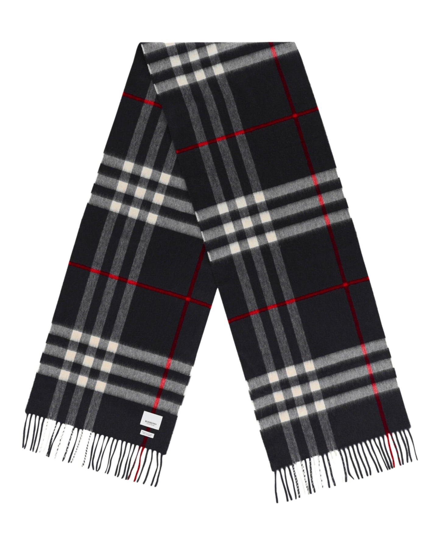 Luxury Burberry Check Cashmere Scarf Womens 8015542