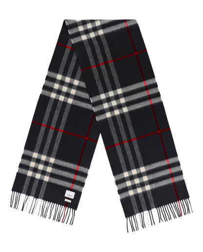 Luxury Burberry Check Cashmere Scarf Womens 8015542