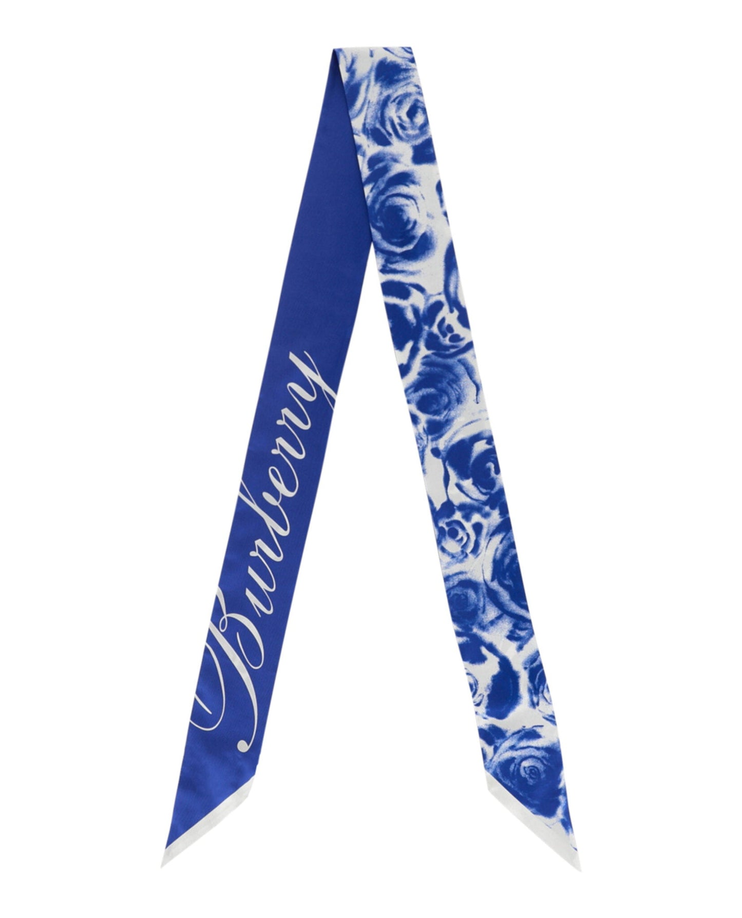 Luxury Burberry Rose-Printed Silk Scarf Womens 8079866