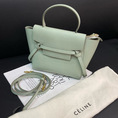 Luxury CELINE Green Bag 21x20x11