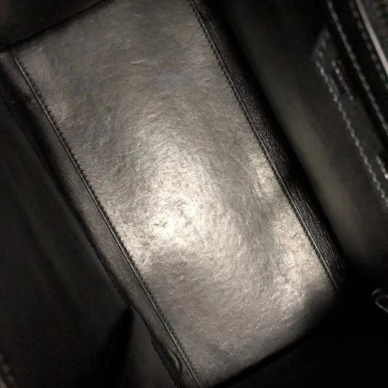 Luxury CELINE Luggage Bag Black and White Tote
