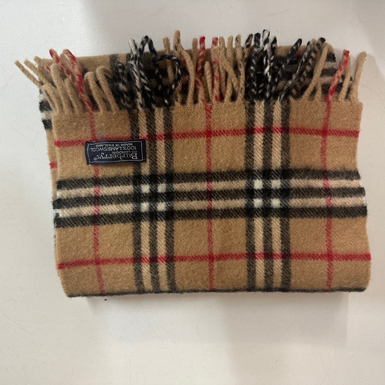 Luxury Burberry Classic Beige Scarf A6863 Wool