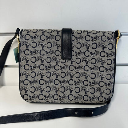 Luxury CELINE Crossbody Bag 2809 Black Canvas