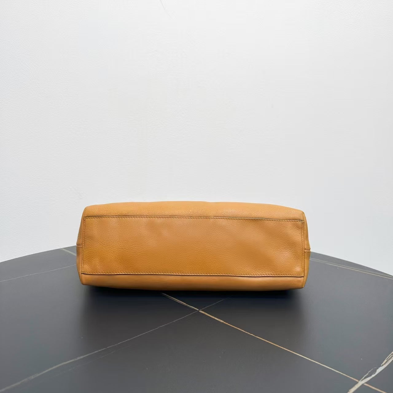Luxury CELINE  Tan Leather Shoulder Bag