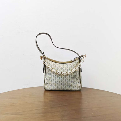 Luxury CELINE Macadam Green Shoulder Bag