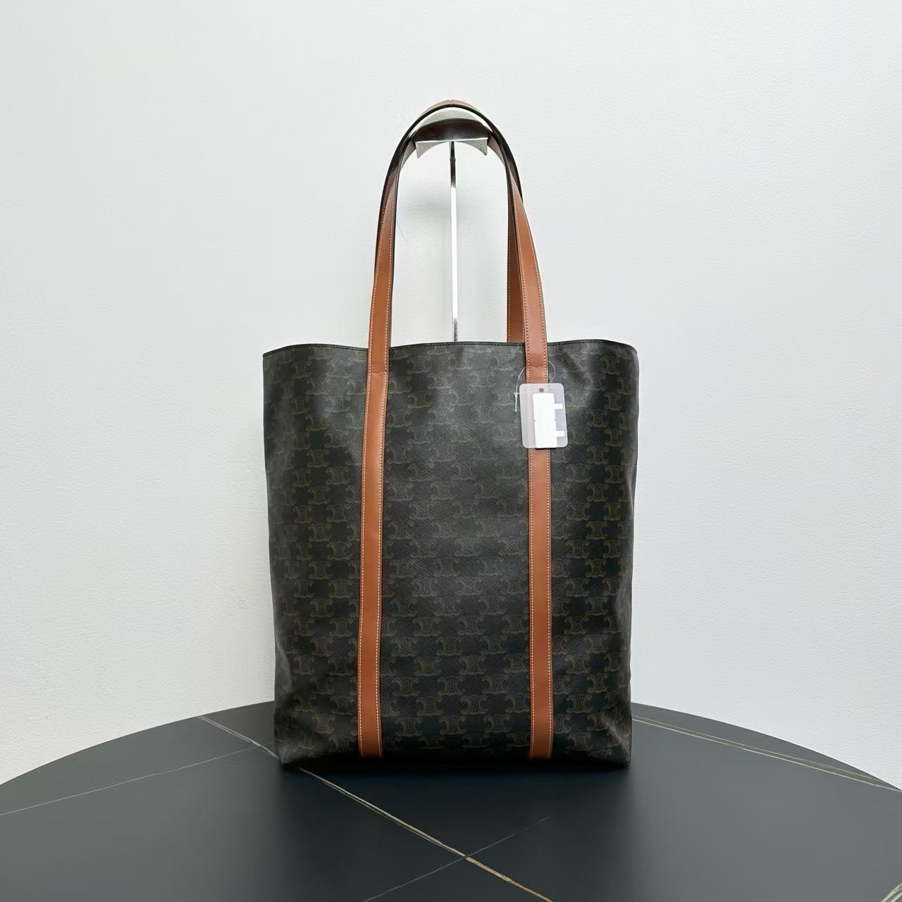 Luxury CELINE  Tote Bag in Brown Canvas - Vintage Designer Handbag