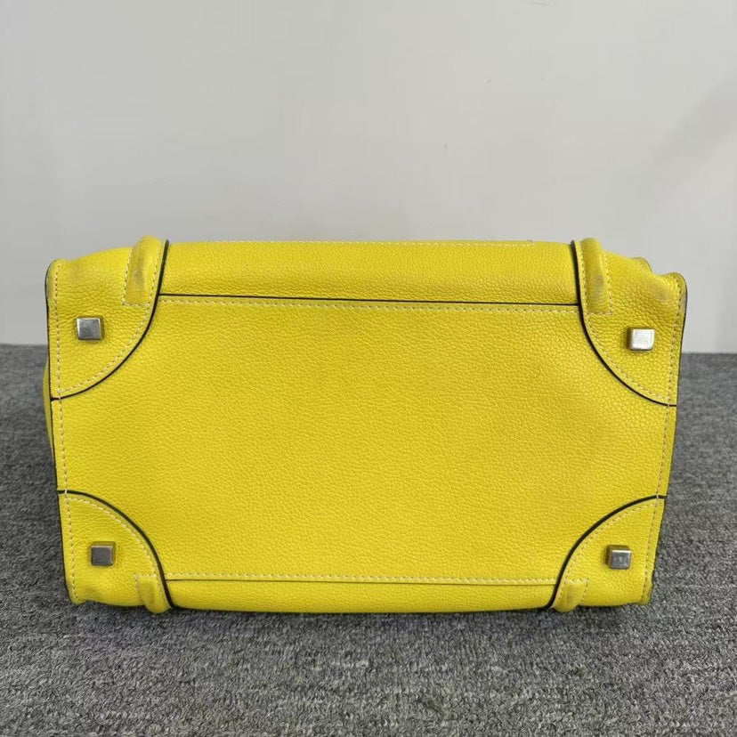 Luxury CELINE  Luggage Bag SJZ2-25 Yellow Tote