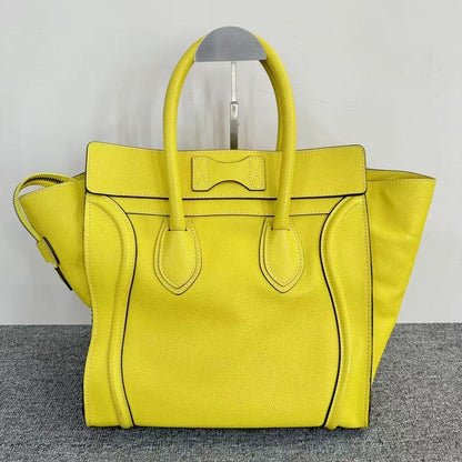 Luxury CELINE  Luggage Bag SJZ2-25 Yellow Tote