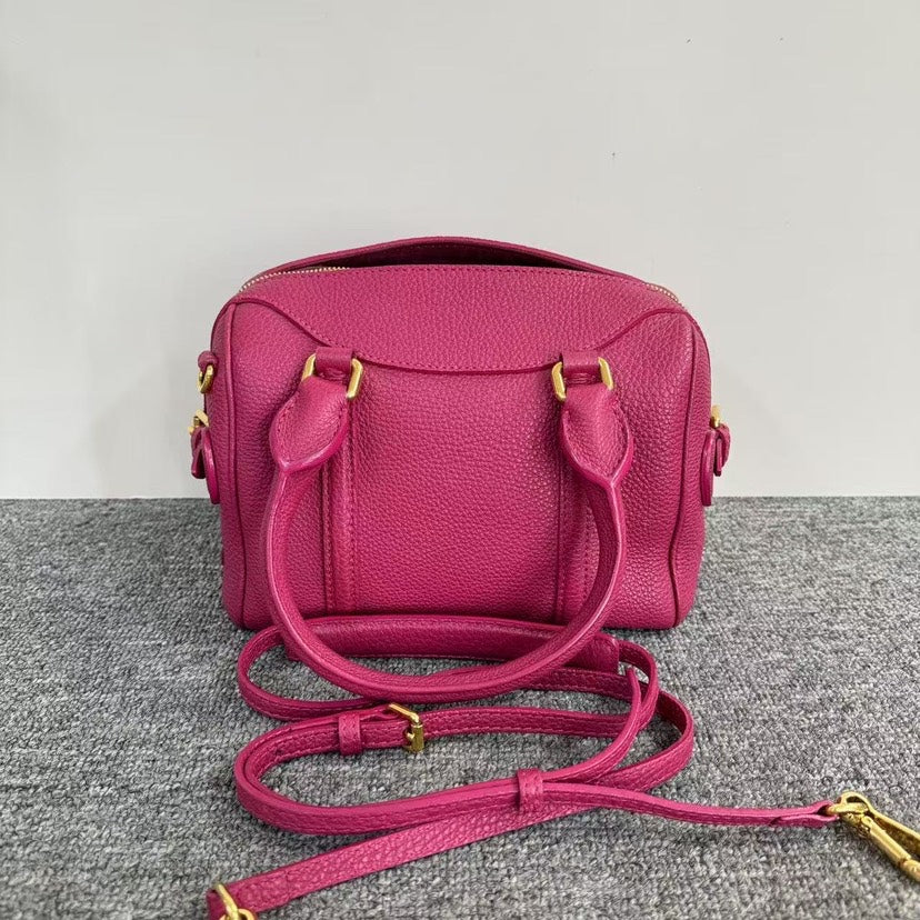 Luxury Burberry Orchard Bag Pink Leather Shoulder Bag