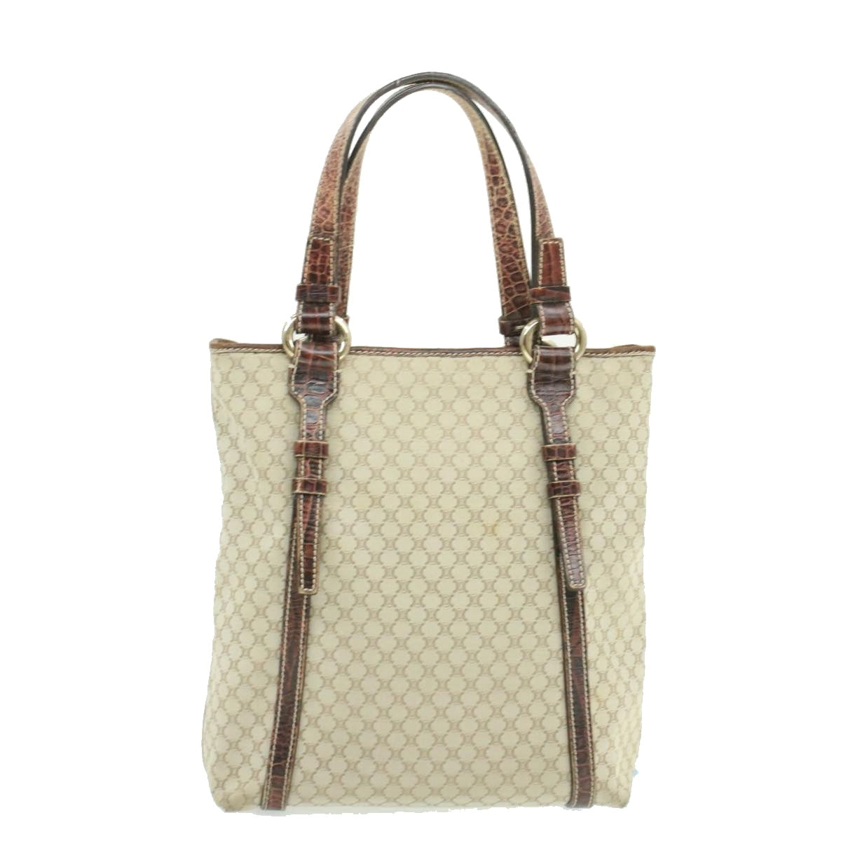 Luxury CELINE Macadam Canvas Tote Bag Beige  rd1003
