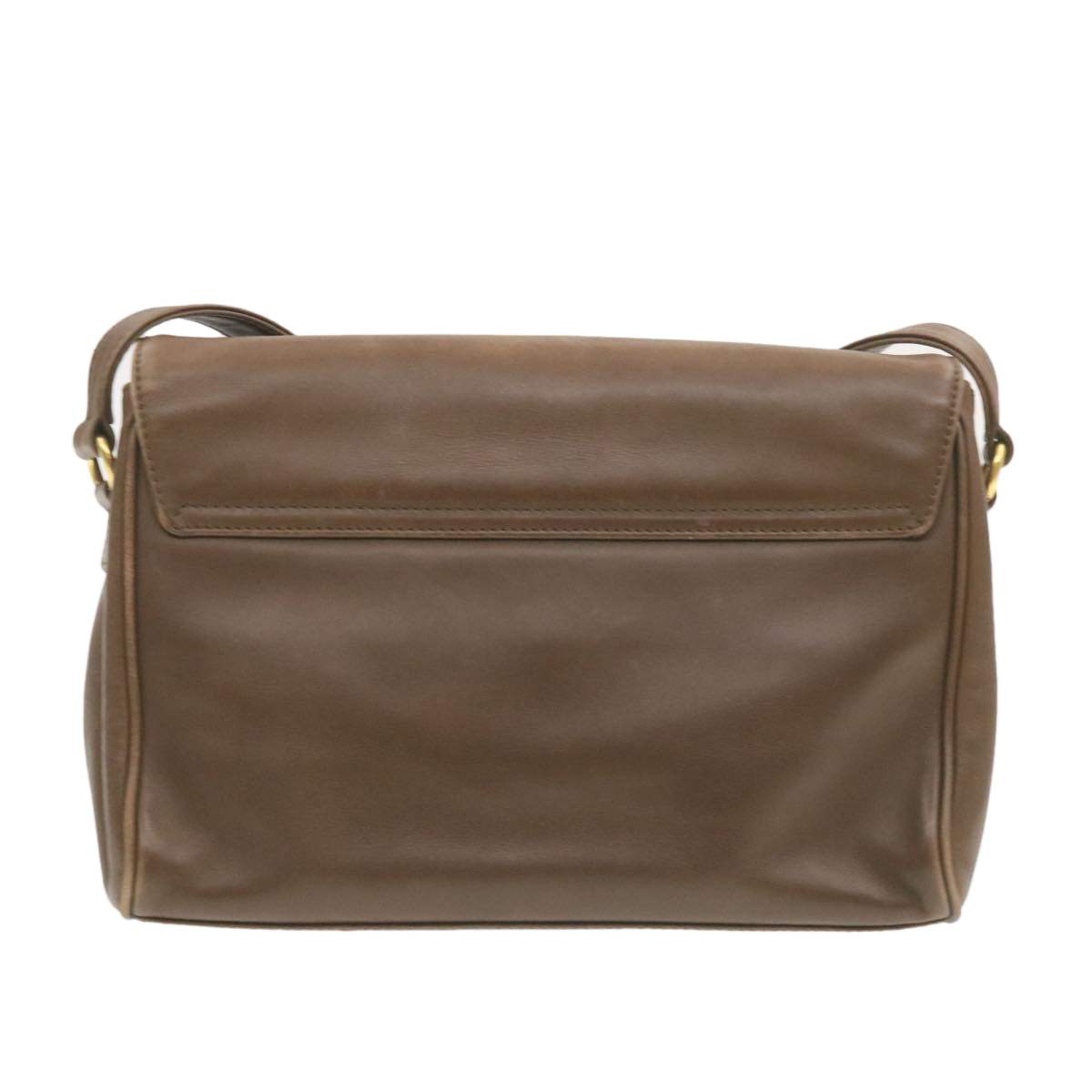 Luxury CELINE ring Shoulder Bag Leather Brown  rd1551