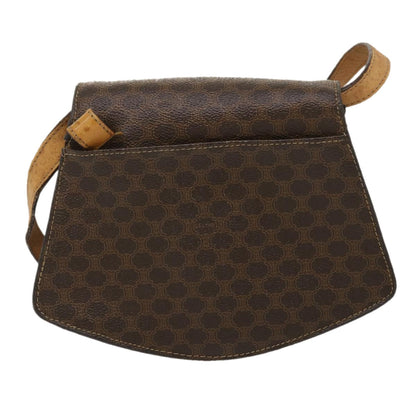 Luxury CELINE Macadam Canvas 2Way Shoulder Bag Brown  rd2081