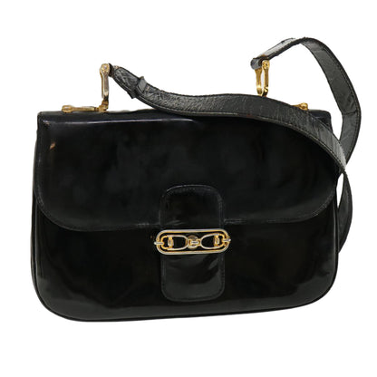 Luxury CELINE Shoulder Bag Leather Black  rd3015
