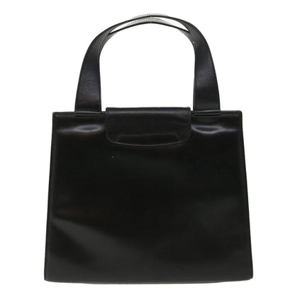Luxury CELINE Horse Carriage Hand Bag Leather Black  rd3150