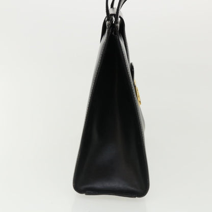 Luxury CELINE Horse Carriage Hand Bag Leather Black  rd3150