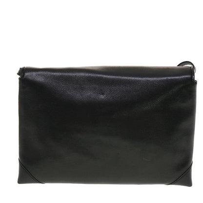 Luxury CELINE Shoulder Bag Leather Black  rd5145