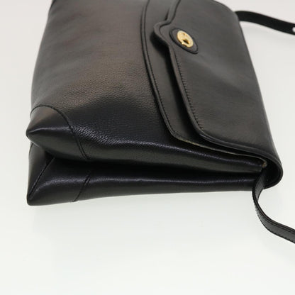 Luxury CELINE Shoulder Bag Leather Black  rd5145