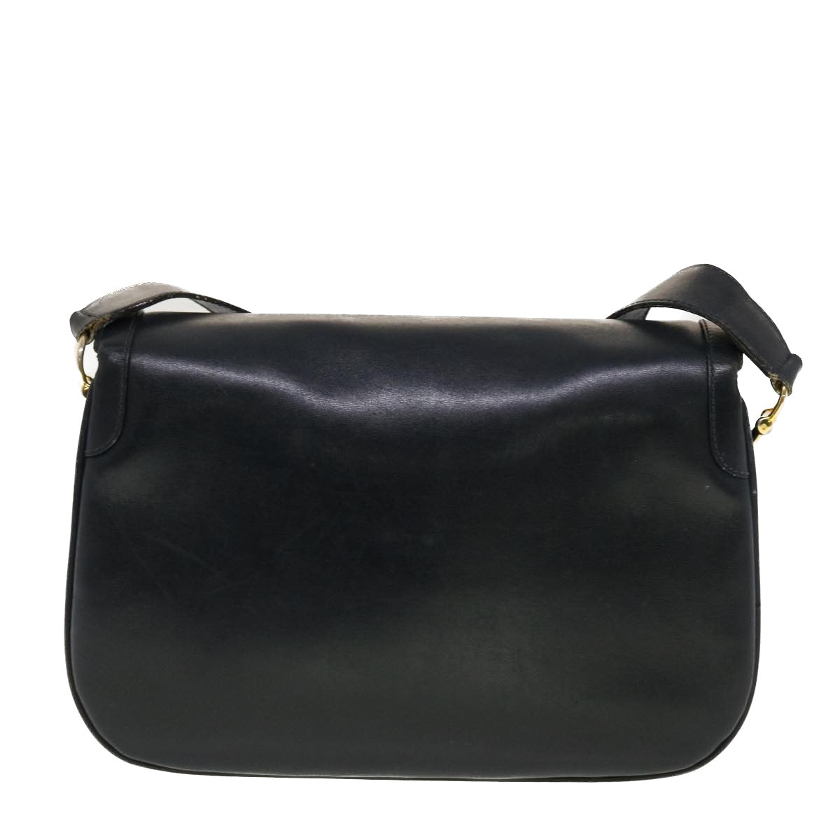 Luxury CELINE Horse Carriage Shoulder Bag Leather Navy  rd5253