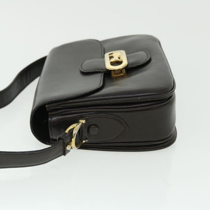 Luxury CELINE Horse Carriage Shoulder Bag Leather Brown  rd5687