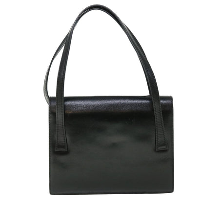 Luxury CELINE Circle Shoulder Bag Leather Black  rd5696
