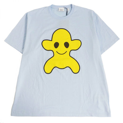 BURBERRY Cut Main: 100% cotton, some parts: 98% cotton, some parts: 2% elastane Light blue mens XL