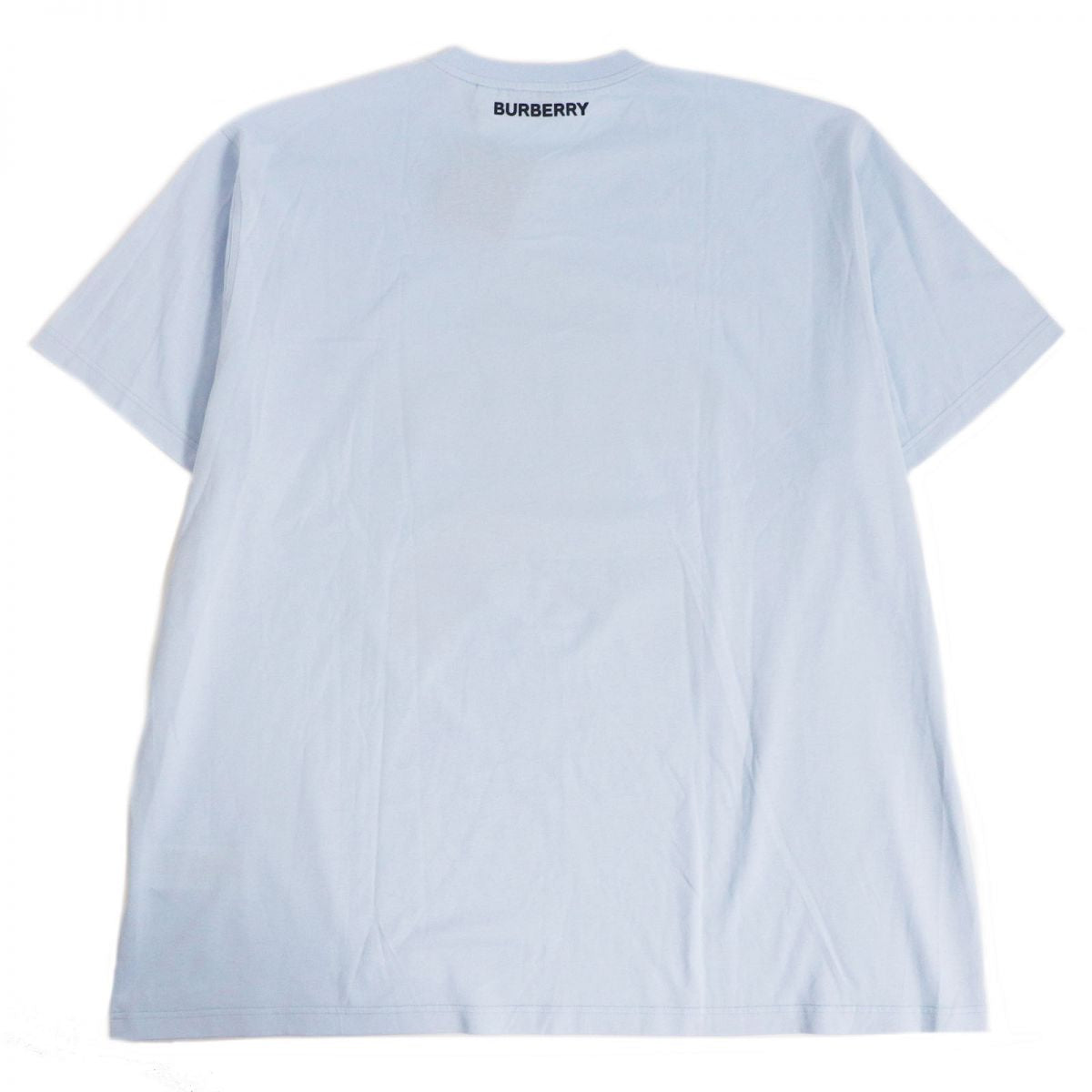 BURBERRY Cut Main: 100% cotton, some parts: 98% cotton, some parts: 2% elastane Light blue mens XL