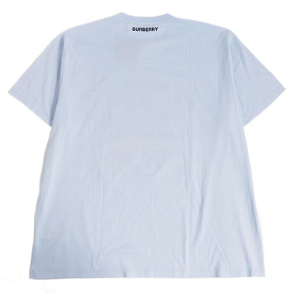 BURBERRY Cut Main: 100% cotton, some parts: 98% cotton, some parts: 2% elastane Light blue mens XL