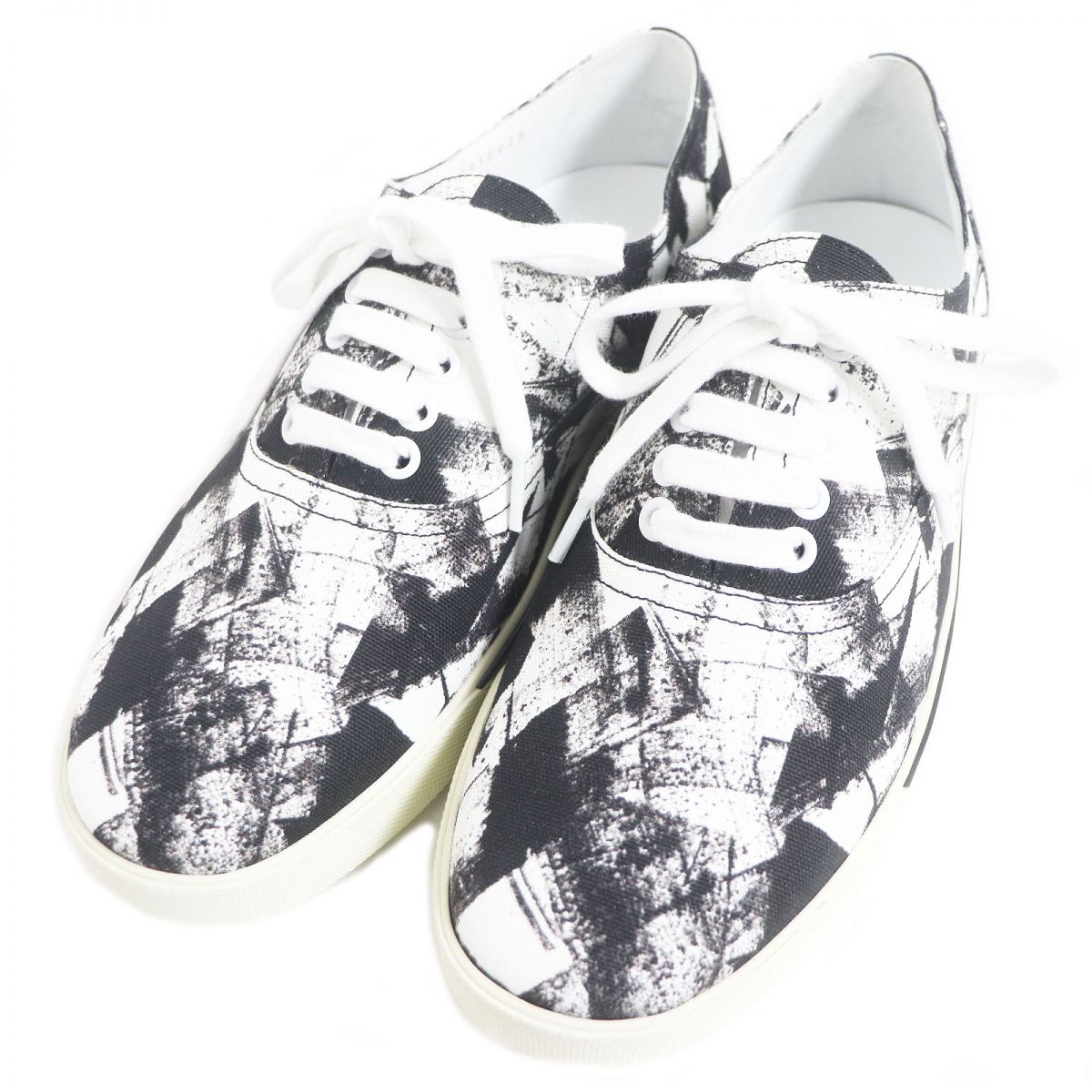 CELINE sneakers Main: Canvas Black x white mens 41