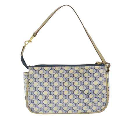 Luxury CELINE Macadam Canvas Accessory Pouch Blue  ti1422