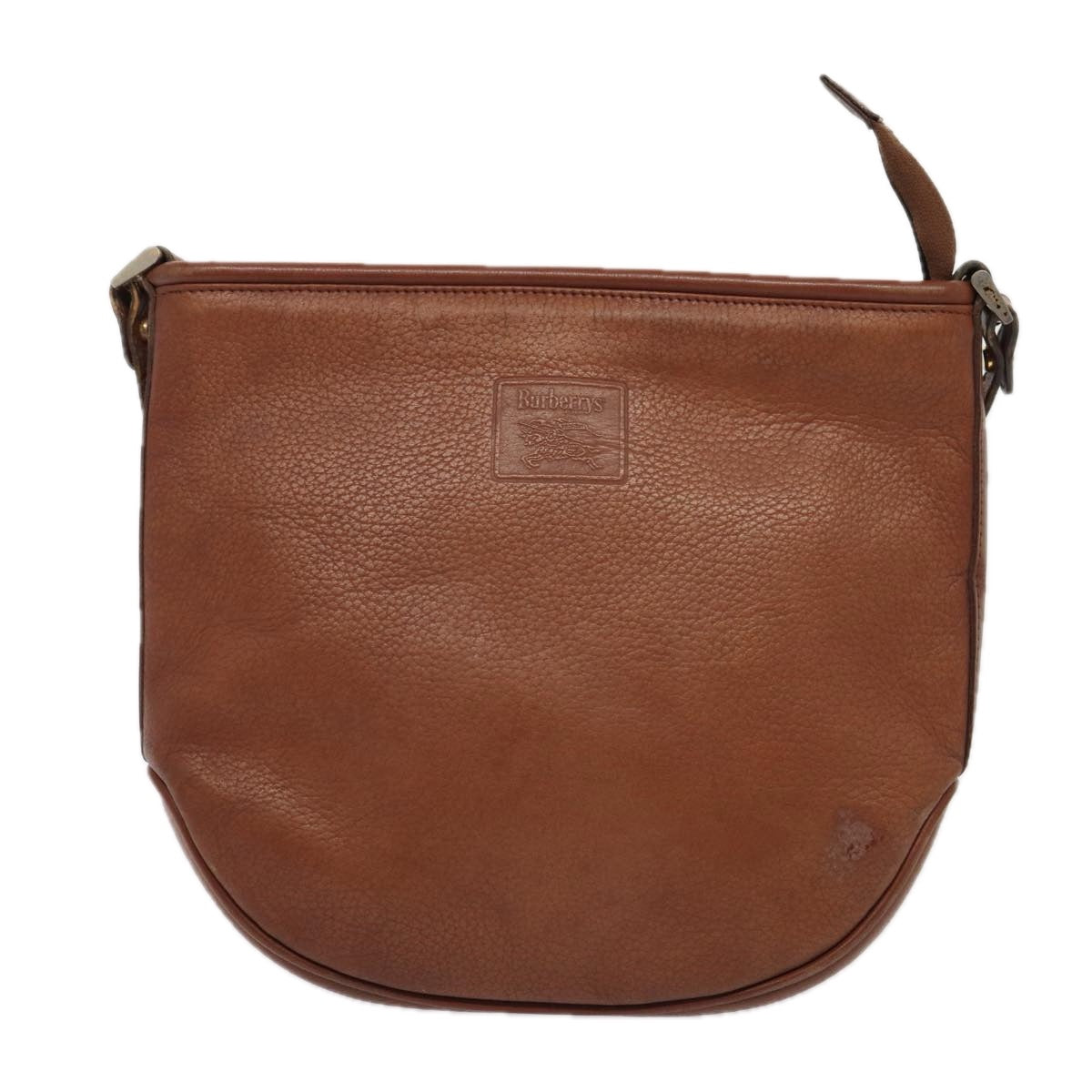 Luxury BurberrySs Shoulder Bag Leather 2Set Brown Auth ti1942