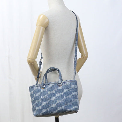 BALENCIAGA 702699 2WAYTote Bag Tote denim blue Women
